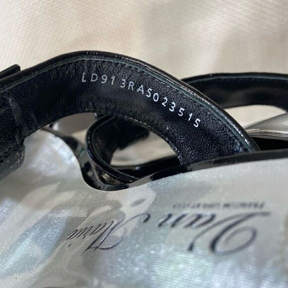 Van Maria by Soda Snakeskin & Rhinestone Heels Size 6 | 3” Acrylic Heel Slip-Ons - Picture 7 of 14